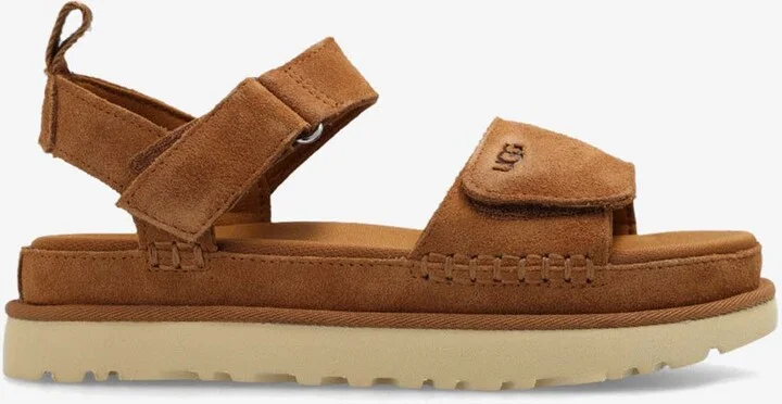 Goldenstar Suede Platform Sandals