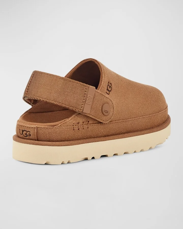 Goldenstar Suede Slingback Clogs - Image 2