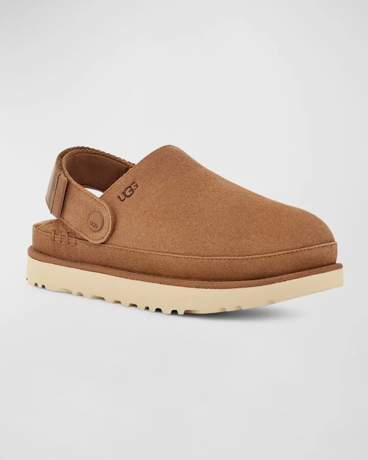 Goldenstar Suede Slingback Clogs - Image 3