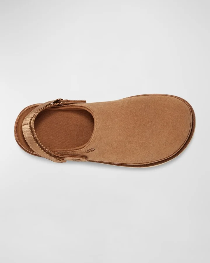 Goldenstar Suede Slingback Clogs - Image 4