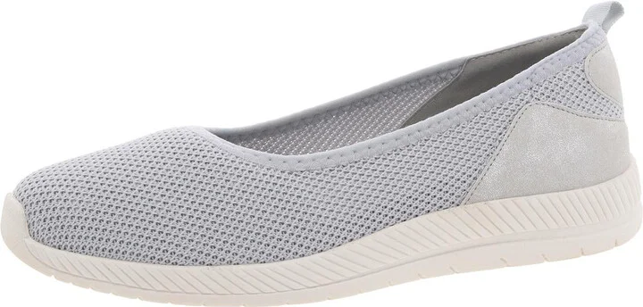 Goldi 2 Womens Padded Insole Knit Flat Shoes