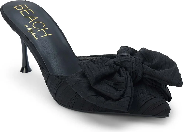 Goldie Bow Pointed Toe Mule