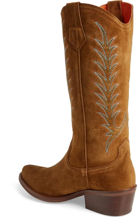 Goldie Embroidered Cowboy Boot - Image 3