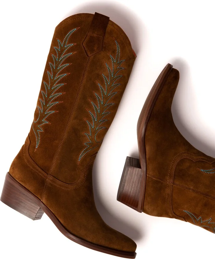 Goldie Embroidered Cowboy Boot - Image 8