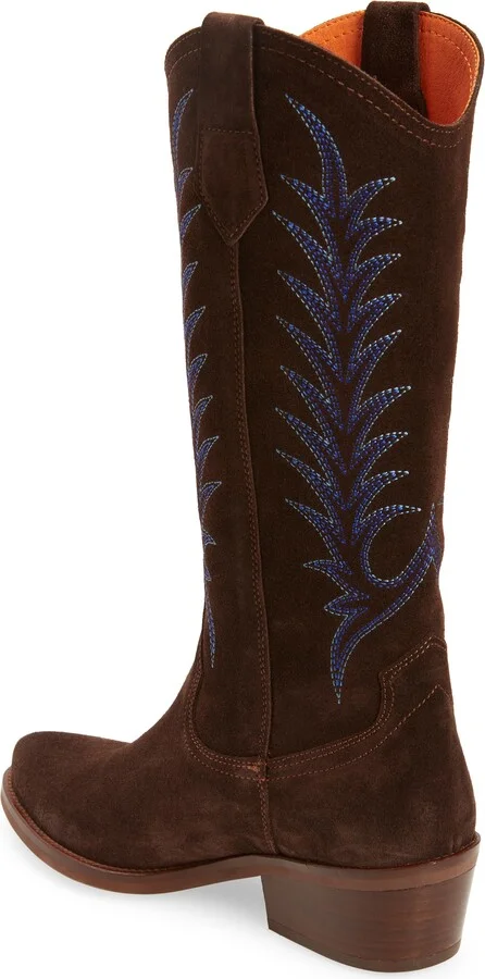 Goldie Embroidered Cowboy Boot - Image 11
