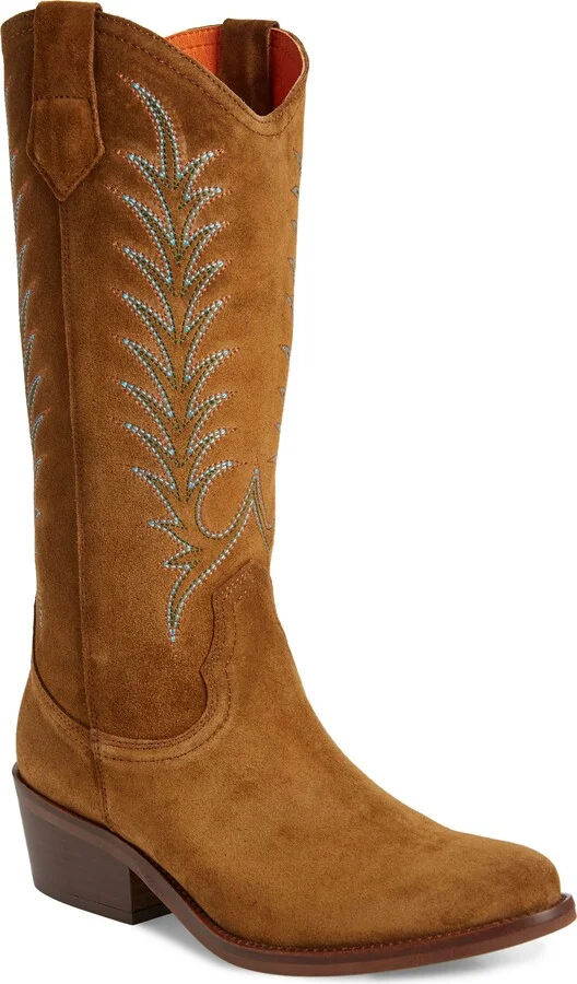 Goldie Embroidered Cowboy Boot