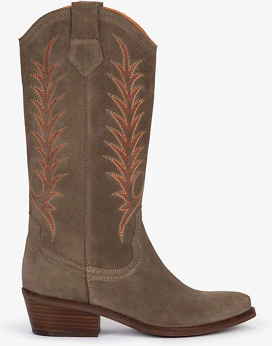Goldie Embroidered Cowboy Boots
