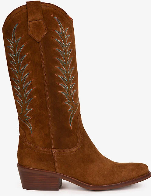 Goldie Embroidered Cowboy Boots