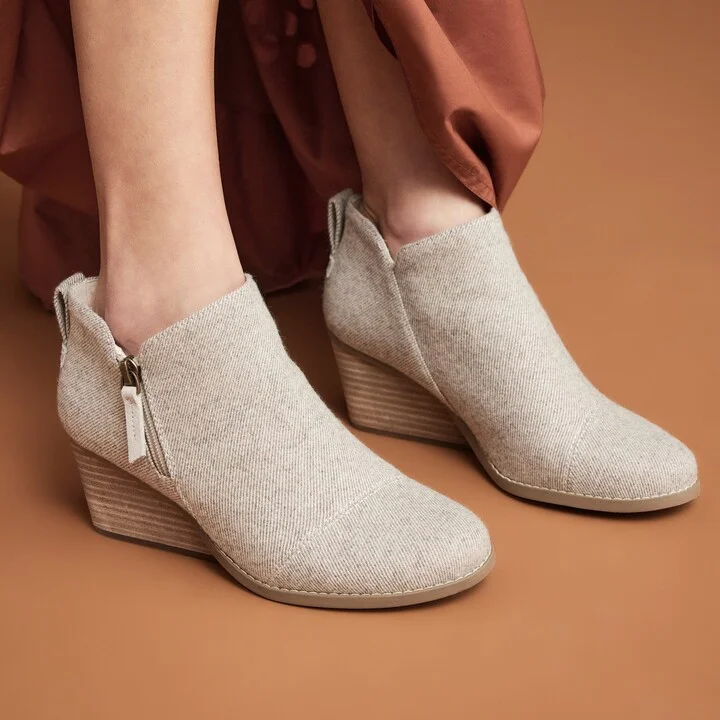 Goldie Glimmer Wedge Boot - Image 2