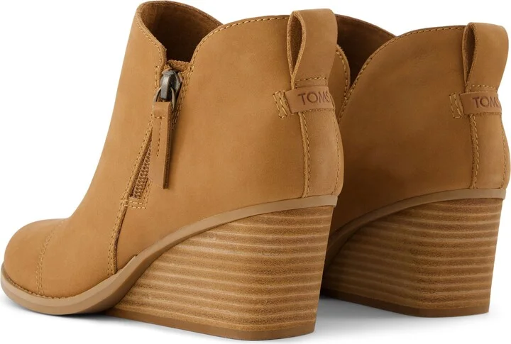 Goldie Leather Wedge Boot - Image 4