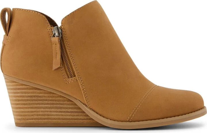 Goldie Leather Wedge Boot