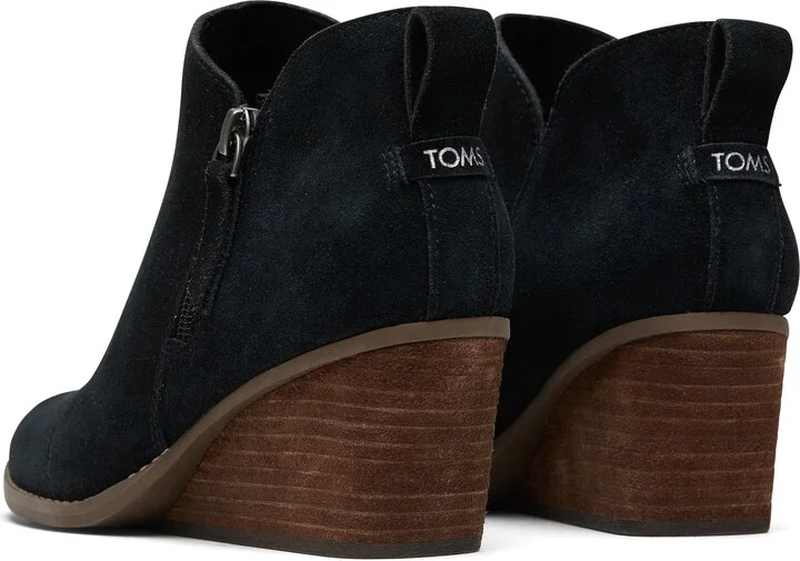 Goldie Suede Wedge Boot - Image 5