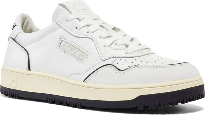 WHITE/ BLACK LEATHER