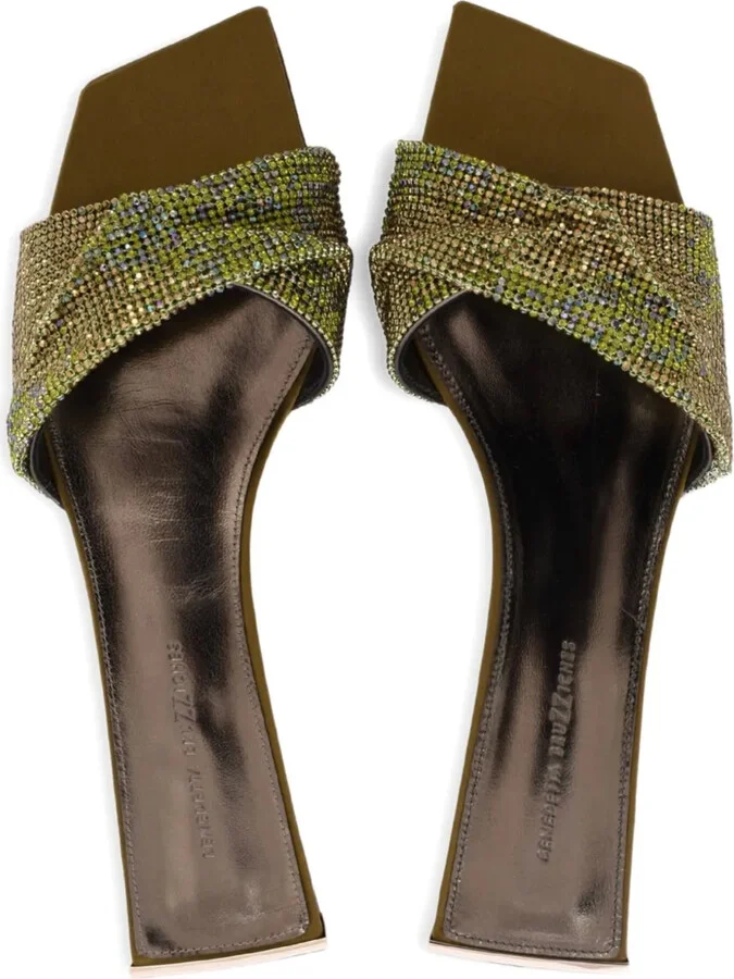 Golrarda embellished square-toe slides - Image 4
