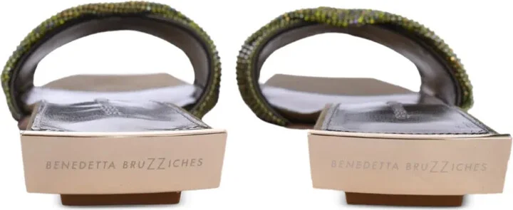 Golrarda embellished square-toe slides - Image 5
