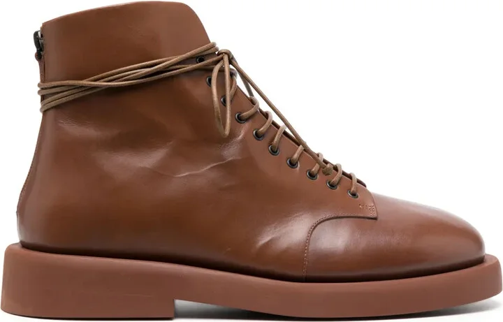 Gomello 30mm lace-up leather ankle boots