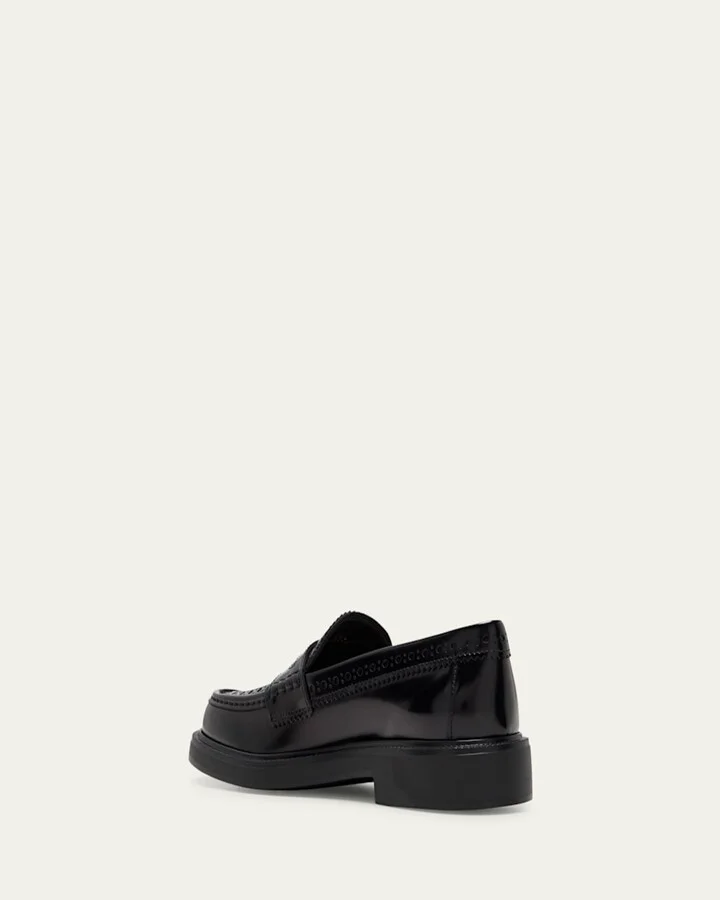 Gomma Classic Leather Penny Loafers - Image 2