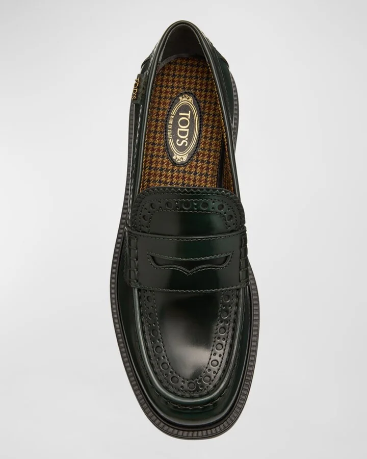 Gomma Leather Penny Loafers - Image 3