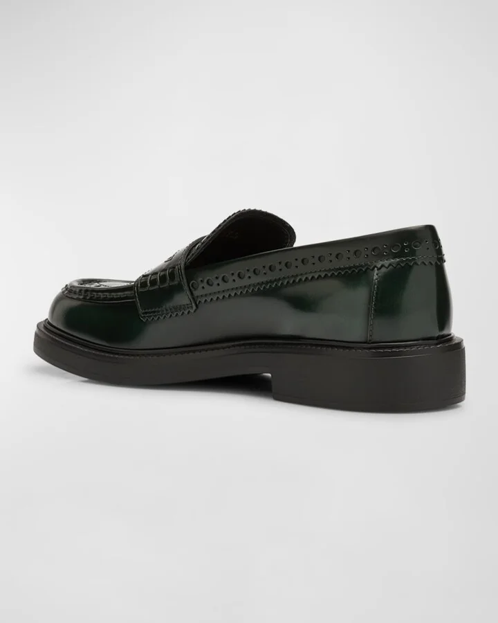 Gomma Leather Penny Loafers - Image 4