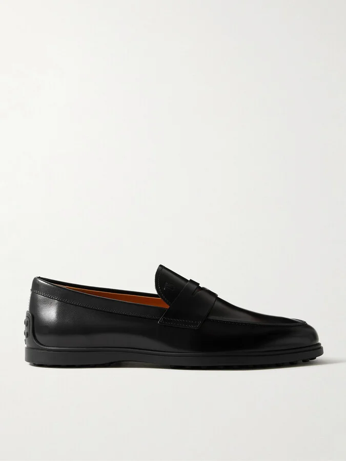 Gomma Leather Penny Loafers