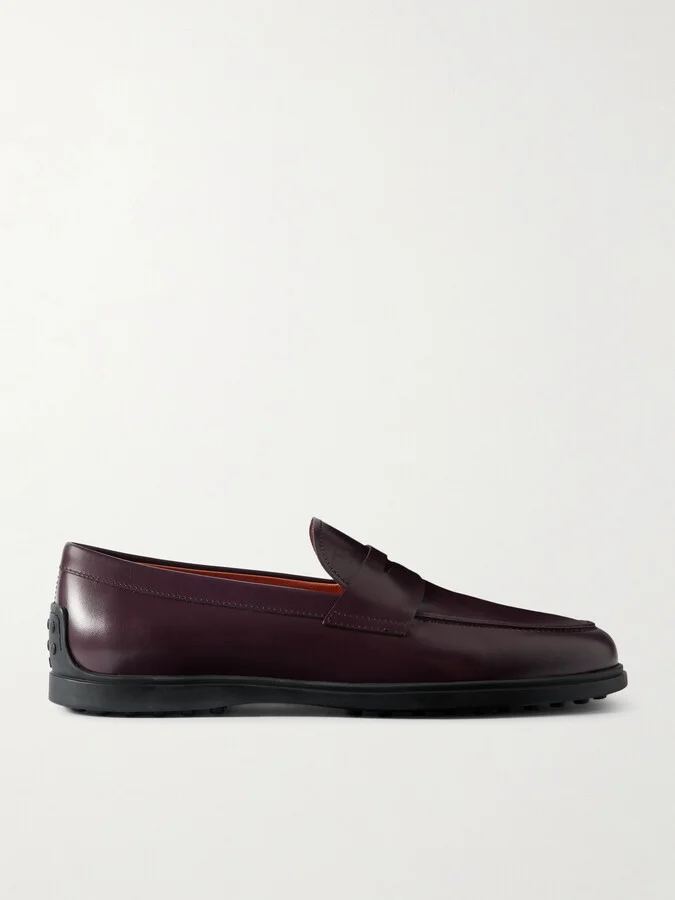 Gomma Leather Penny Loafers