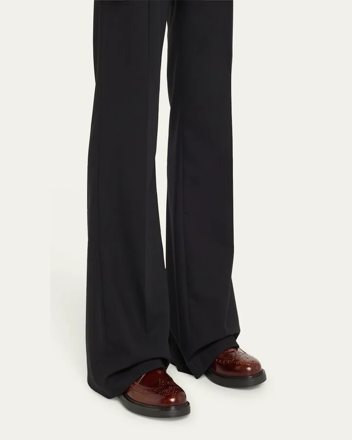 Gomma Leather Wing-Tip Oxford Loafers - Image 7