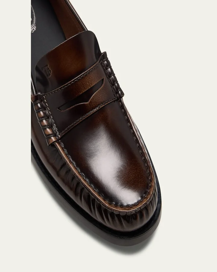 Gomma Patent Leather Penny Loafers - Image 4