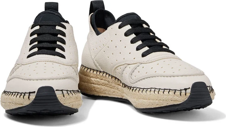 Gomma Run perforated textured-leather sneakers - Image 2