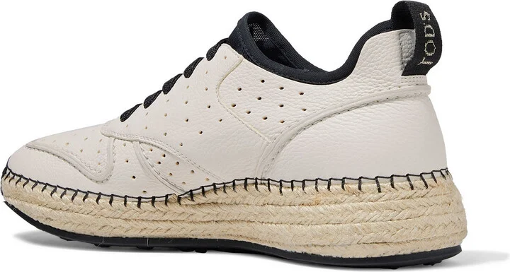 Gomma Run perforated textured-leather sneakers - Image 3
