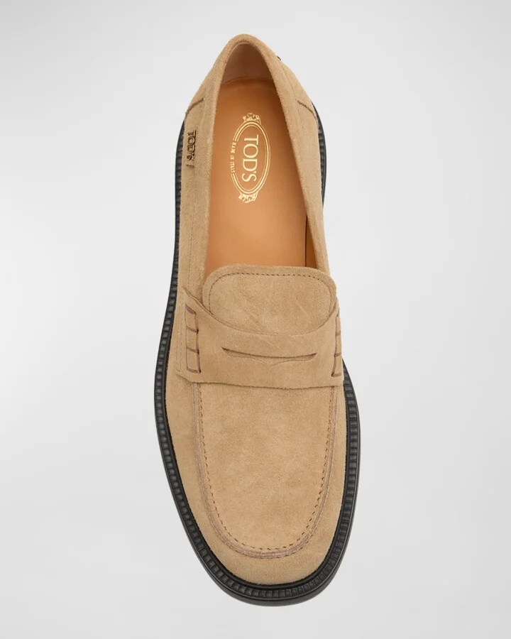 Gomma Suede Penny Loafers - Image 2