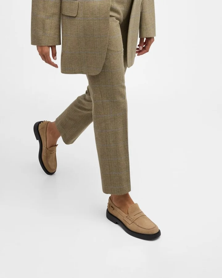 Gomma Suede Penny Loafers - Image 3