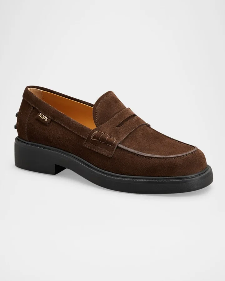 Gomma Suede Penny Loafers - Image 2