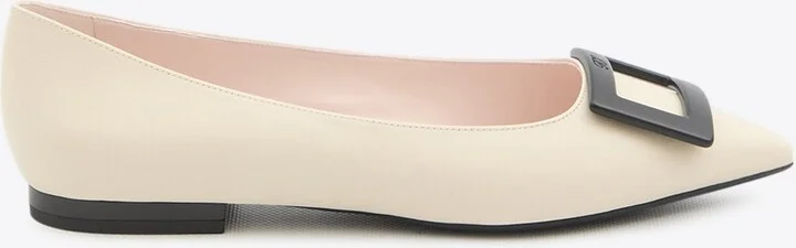 Gommettine Leather Ballet Flats