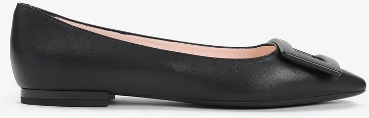 Gommettine Leather Ballet Flats