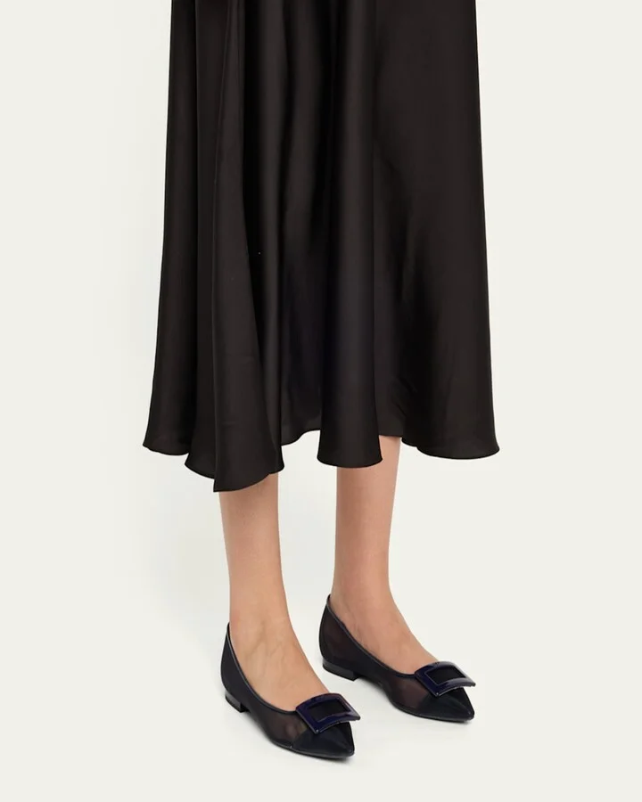 Gommettine Net Ballerina Flats - Image 3
