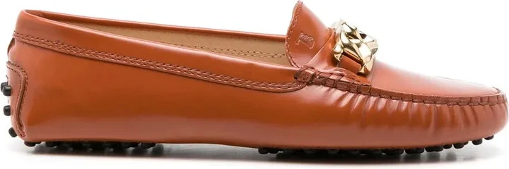 Gommini chain-link loafers