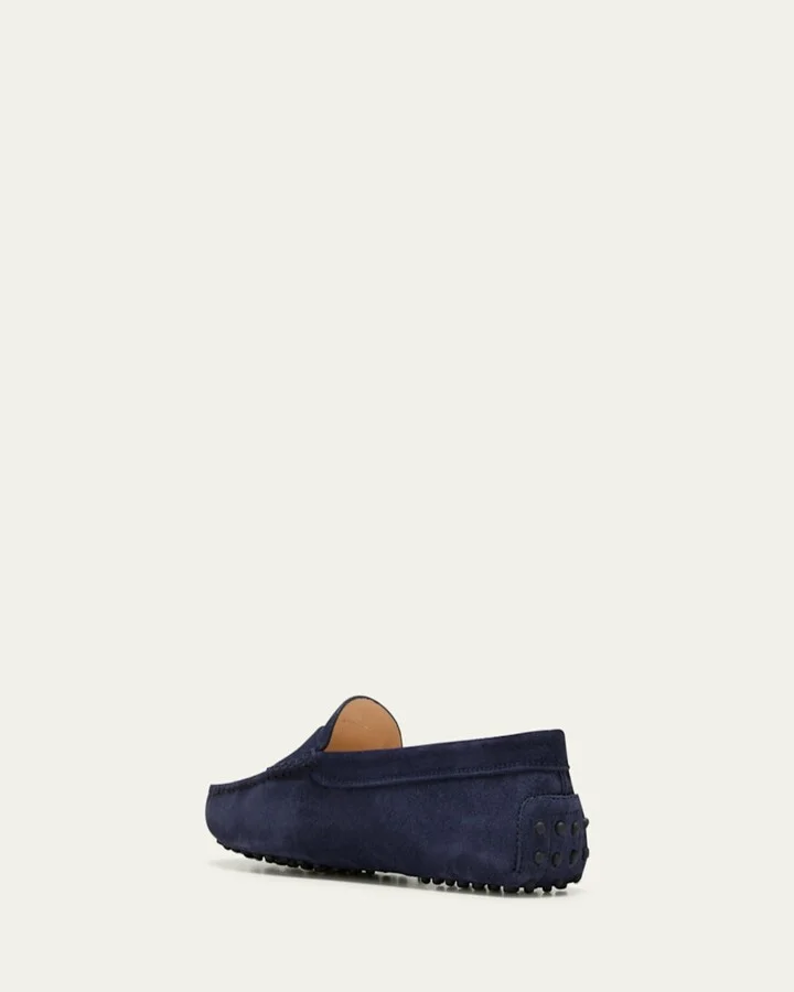 Gommini Suede Driver Penny Loafers - Image 2
