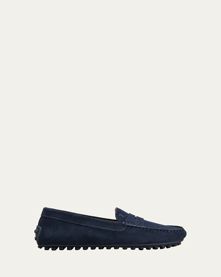 Gommini Suede Driver Penny Loafers