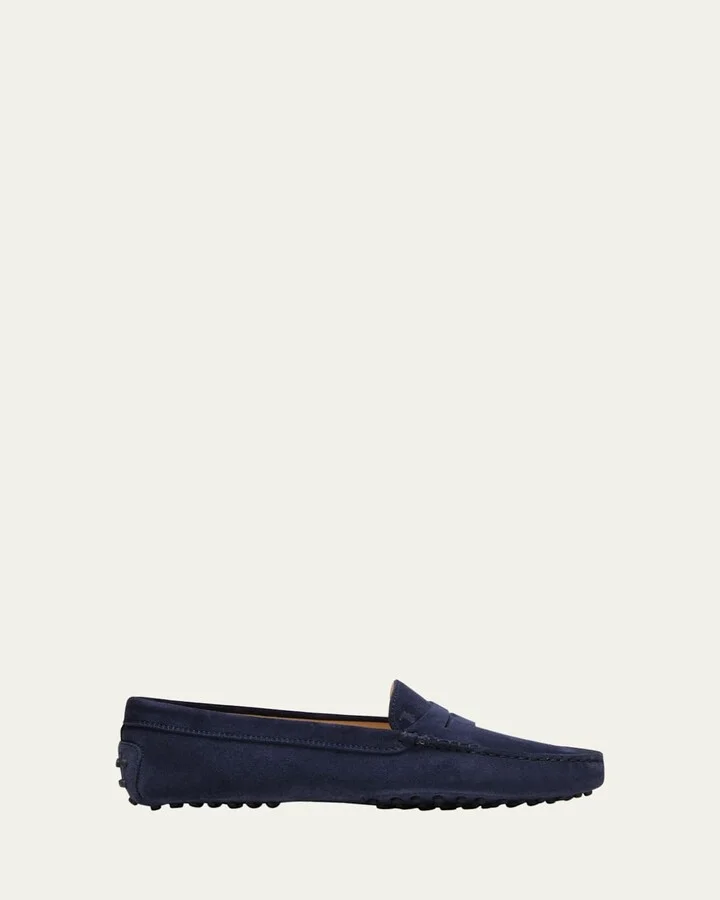 Gommini Suede Driver Penny Loafers