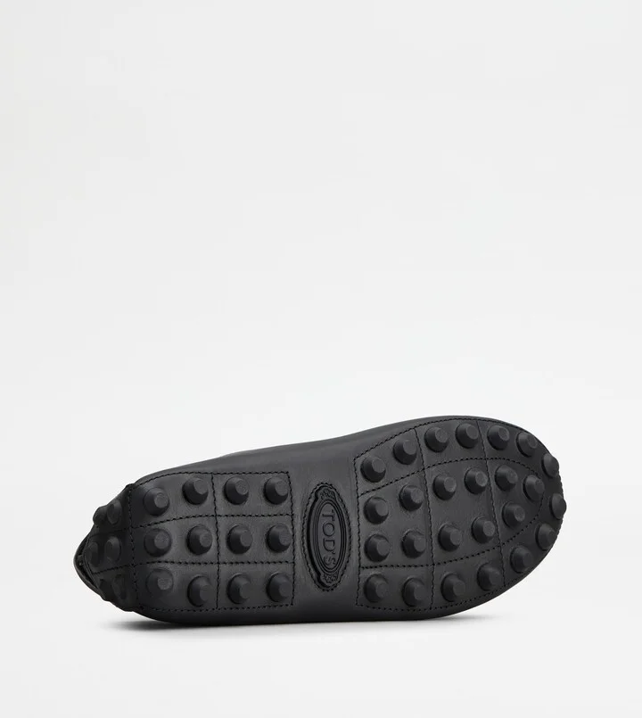 Gommino Bubble in Leather - Furry Lining - Image 4