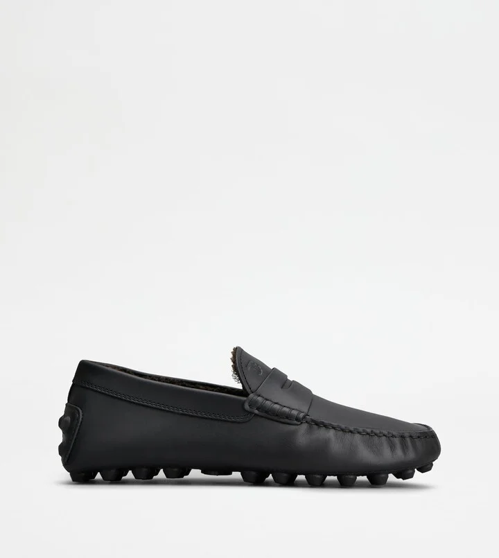 Gommino Bubble in Leather - Furry Lining