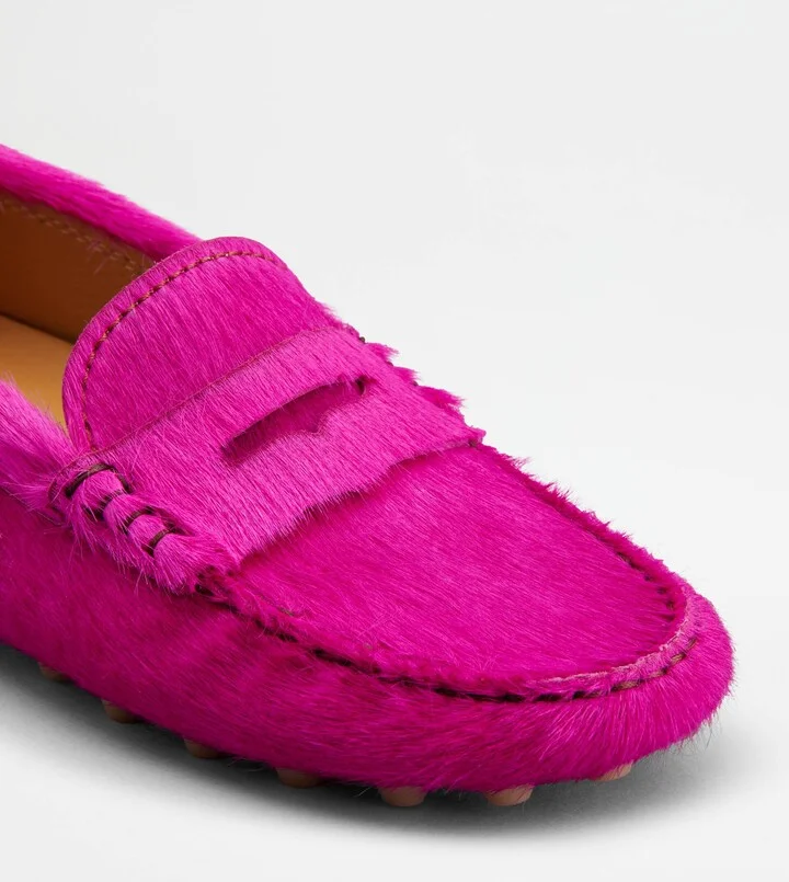 Gommino Bubble in Pony Effect Leather - Image 6