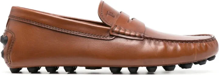 Gommino Bubble leather driving moccasins