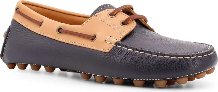 Gommino Bubble Leather Lace Up Boat Shoe - Image 2
