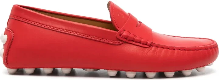 Gommino Bubble leather penny loafers
