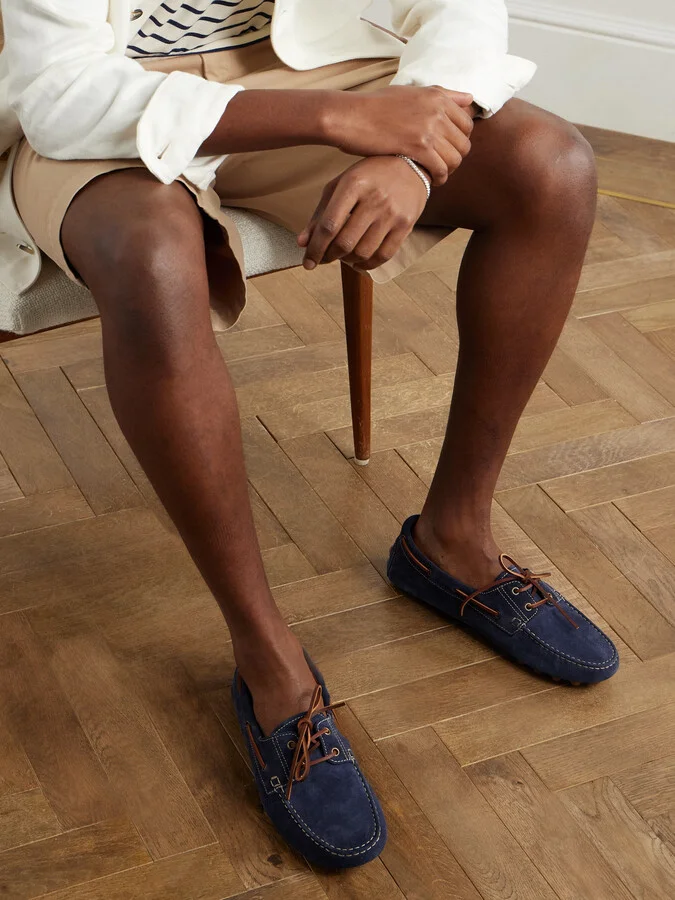 Gommino Bubble Suede Driving Shoes - Image 2