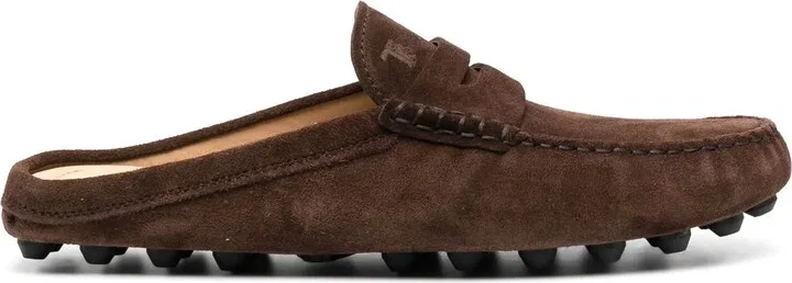 Gommino Bubble suede mules