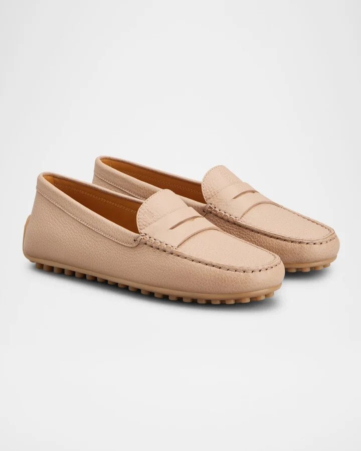Gommino Calfskin Penny Driver Loafers - Image 3