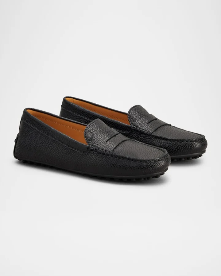 Gommino Calfskin Penny Driver Loafers - Image 4