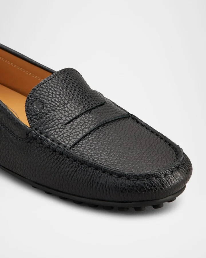 Gommino Calfskin Penny Driver Loafers - Image 7